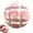 Pink, variant on Realistic Bread Bun Stress Ball, Slow Rebound Squeeze Fidget Tool for Adults, Giant Steamed Bun Sensory Relief Desk Accessory for Office, 1-Pack
