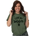 thumbnail image 4 of US Army Star Logo I Love My Soldier Men's Graphic T Shirt Tees Brisco Brands S, 4 of 6