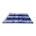 thumbnail image 2 of Ahgly Company Machine Washable Indoor Rectangle Abstract Blue Contemporary Area Rugs, 3' x 5', 2 of 4