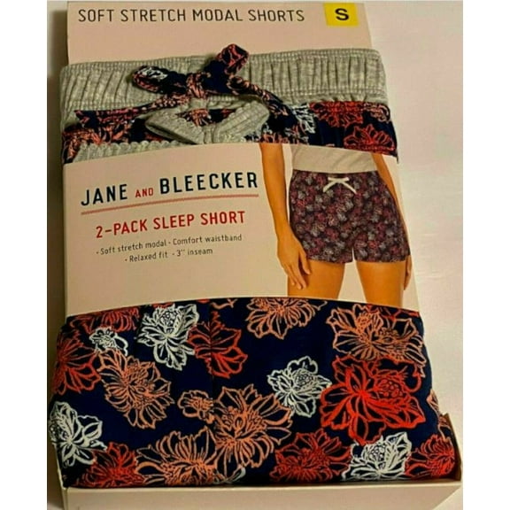 Jane and Bleecker Women's 2-Pack Sleep Shorts VARIETY!!!