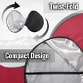 thumbnail image 3 of Genuine Dickies Silver Carbon Fiber Car Sunshade for Windshield, Model 41132WDI, 3 of 10
