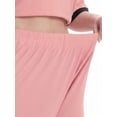thumbnail image 5 of MINTREUS Lounge Sets for Women Plus Size Pajamas Neck Pullover Top Wide-Leg Pants Women's PJ Casual Set 1X-5X, 5 of 11