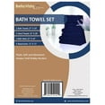 thumbnail image 3 of Bella Vista Towels Set 12 Pcs With One Free APRON- Plush, Soft and Absorbent, Pack of 12, Virgin Ring Spun Cotton. By Cotton Homes(12 Piece Bath Towel Set, Navy Blue), 3 of 9