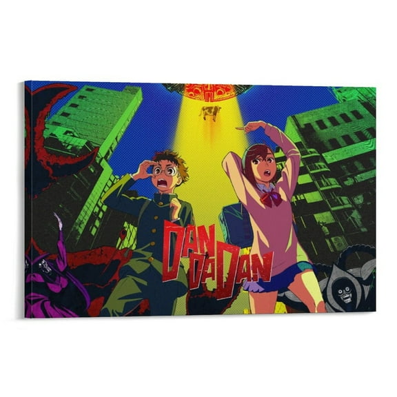 Posters for Room Aesthetic DAN DA DAN Art Work Framed Art Poster Canvas Painting Decor Wall Print Photo Gifts Home Modern Decorative Posters 12x18inch(30x45cm)