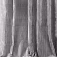 thumbnail image 4 of Elrene Home Fashions Korena Tie-Top Crushed Velvet Window Curtain, Gray, 52" x 95", 4 of 6