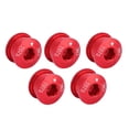 thumbnail image 2 of 5Pcs Bicycle Bike Chainring Screw Chainwheel Bolt for Single Double Triple Speed(red-5mm), 2 of 10