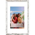 thumbnail image 1 of Vittanly 11x17 Picture Frame, Engineered Wood with Shatter Resistant Plexiglass, Display Pictures 8x12 with Mat or 11x17 without Mat, Photo Frame for Wall Mounting, Distressed White, 1 Pack, 1 of 6
