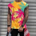 thumbnail image 2 of IROINNID Round Neckline Tank Tops For Men Sleeveless Sports Tank Tops Vest Pullover Graphic Print Tops, 2 of 5