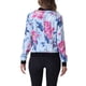 thumbnail image 3 of Chaqueta bomber para mujer Inspire Chic, corte slim, ligera, con cierre, talla XL, azul claro, 3 of 6