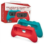 Hyperkin Pro Handle Joy-Con Attachment - Blue/Red (2-Pack) forNintendo Switch