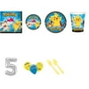 Pokemon Party Supplies Party Pack For 32 With Silver #5 Balloon