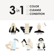 Keracolor Semi Permanent Hair Dye 3 in 1 Clenditioner, Platium, 33.8 fl oz