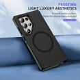thumbnail image 5 of Dteck Magnetic Case for Samsung Galaxy S25 Ultra Compatible with Magsafe Dual Layer TPU+PC Military-Grade Protection Shockproof Rugged Protective Hybrid Cover for Galaxy S25 Ultra,Black, 5 of 7