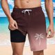 thumbnail image 2 of Pantalones Cortos Casuales para Hombre Imprimir con Bolsillos Pantalones de Playa de Cintura Elástica, Pantalones Cortos de Cintura Elástica para Hombre, 2 of 5