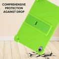 thumbnail image 4 of Allytechgroup Kids Case for Onn 7 Inch Tablet 2024 (Model:100135924), Onn 7 2024 Case, Silicone Shockproof Case with Kickstand Rubber Soft Shell Protective Cover for Boys Girls Children, Green, 4 of 7