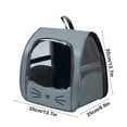 thumbnail image 3 of XiYing Collapsible Pet Carrier Backpack with Mesh Ventilation, Foldable Travel Bag for Small Animals, Storage Pockets, 35X35X25Cm, 1-Pack, 3 of 6
