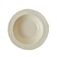 thumbnail image 1 of Cream Color Tableware Ceramic Pasta Plate Round Pasta Bowl Home Soup Plate Restaurant Cafe Salad Plate Simple Dessert Plate Solid Color Deep Plate, 1 of 5