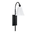 thumbnail image 4 of Brio Lighting  Danica - 1 Light Dimmable Wall Sconce Black, 4 of 5