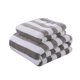 thumbnail image 1 of Corales Toallas de vellón Toalla de absorción de agua Rayas Herramientas de baño de secado rápido Jumpingount HA6785-01B, 1 of 6