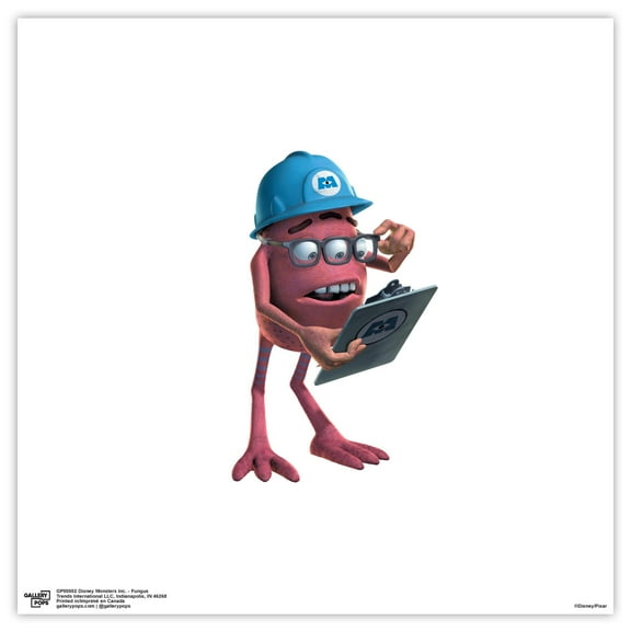Gallery Pops Disney Pixar Monsters Inc. - Fungus Wall Art, Unframed Version, 12" x 12"