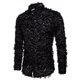 thumbnail image 2 of Blusa Superior de Camisa Descubierta Con Plumas Tridimensionales Hechas A Mano Para Hombres Odeerbi  ODB-6, 2 of 4