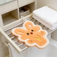 thumbnail image 4 of SLYNSHome Easter Rabbit Hand Towels for Kitchen Orange Rabbit Kitchen Hanging Towels Soft Absorbent Towel for Bathroom, 4 of 7
