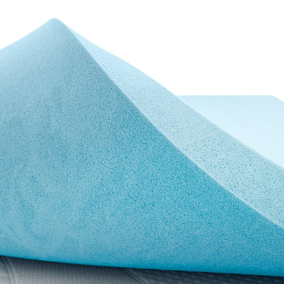 BDEUS 2 Inch Gel Memory Foam Mattress Topper, Comfort Body Support & Pressure Relief, CertiPUR-US Certified, Twin