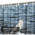 thumbnail image 5 of Sea Shower Curtain,Australian Standing Australia Beach Bird Shower Curtains for Bathroom with 12 Hooks,72 x 72 Inch, 5 of 6
