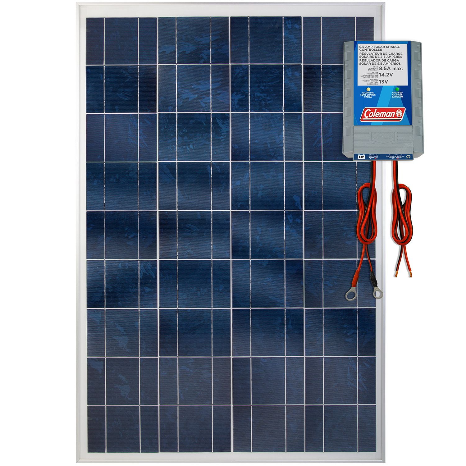 Coleman 100 Watt Crystalline Solar Panel with 8.5 Amp Charge Controller