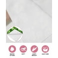 thumbnail image 6 of St. Patrick's Day Kitchen Dish Towels for Drying Dishes Set of 2, Spring Shamrock Leaves Polka Dots Dark Green Waffle Weave Microfiber Hand Tea Bathroom Towels Quick Dry & Absorbent Towel 12x12, 6 of 7