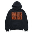 thumbnail image 5 of Sweater Weather Block Distressed - Women's Graphic Hoodie, 5 of 9
