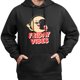 thumbnail image 3 of Sudadera con Capucha "Friday Vibes" con Diseño de Luna Divertida, 52% Algodón 48% Poliéster para Hombres y Mujeres, 3 of 5