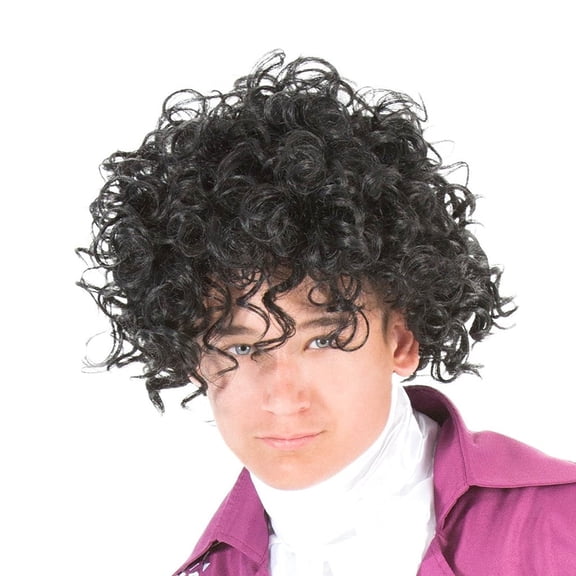 Prince Music Costume Wig for Adults