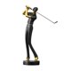 thumbnail image 3 of Figura de golf, adorno artístico, regalos para el hogar, decoración de golfista, escultura de resina para artes Negro B, 3 of 9