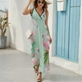 thumbnail image 6 of Flamingo Pattern Sleeveless Dress Female Clothing Dress Women Summer 2025 Dress, 6 of 7