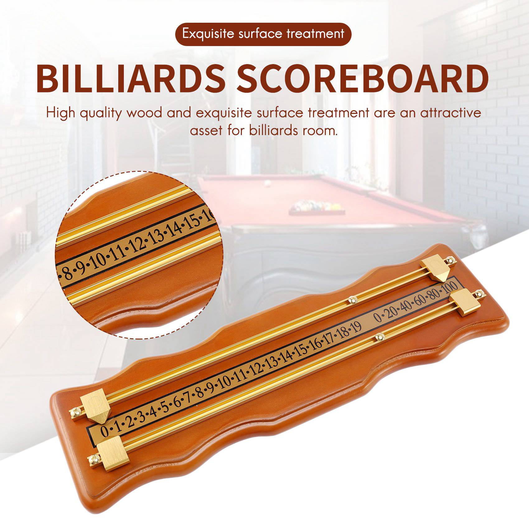 pool ball Scoreboard Billiards Scoreboard Snooker Game Scorer Board