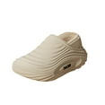 thumbnail image 2 of OKBOP Slippers for Women Closed Toe Platform Sandals Casual Fleece Wedding Slide Shoes, 2 of 6