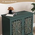 thumbnail image 3 of CBJCBJ 31.5" Mid Century Retro Sideboard Buffet Cabinet 2 Door, Accent Cabinet for Dining Room,Green, 3 of 8