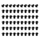 thumbnail image 1 of 60 Pcs Rubber Grate Feet Rubber Foot Replacements Compatible for WB2K101 Gas Range Burner Grate Replace WB02T10461, 1 of 5