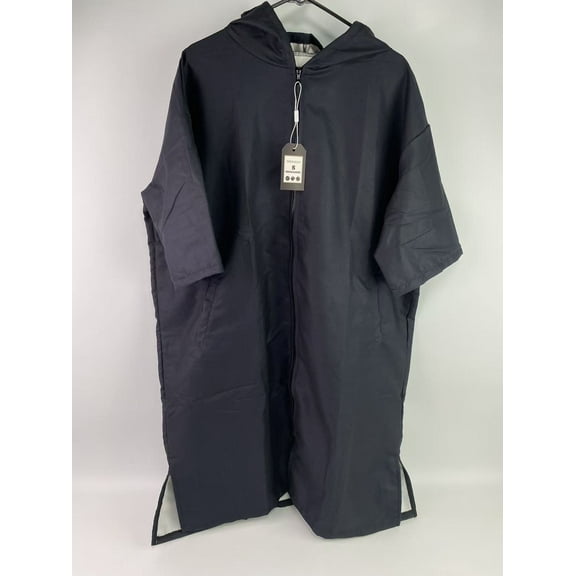 SHEBAILIAY Swimming jackets,Swim Parka Women Men Windproof Sherpa-Lined Unisex Parka Quick-dry Robe Coat for Youth,Oversize Swimming Warm Jacket