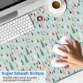 thumbnail image 2 of Long Mouse Pads for Desk,Light Blue Christmas Tree Pattern Desk Mats on Top Of Desks, Desk Mouse Pad Extra Large with 3mm Non-Slip Base and Stitched Edge for Gaming,Office,Work,Home 47.3x23.6in, 2 of 5