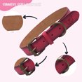 thumbnail image 3 of Leather dog collar adjustable durable pet dog collar, 3 of 5