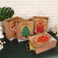 thumbnail image 4 of Christmas Gifts Bags, 12 Pack Small Size Kraft Paper Bags with Handle for Holiday Gifts, 4 of 5