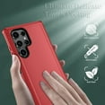 thumbnail image 4 of for Samsung Galaxy S24 Ultra Case with HD Screen Protector [Not fit S24 / S24 Plus ], Samsung S24 Ultra Phone Case, [3 in 1] Heavy Duty Phone Case (Galaxy S24 Ultra 6.8",RedBlack), 4 of 7