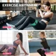 thumbnail image 4 of Banda de fitness de tela elástica, [paquete de 3] Bandas de resistencia 3 niveles de fuerza, equipo de ejercicio para rehabilitación corporal, entrenamiento de fuerza, pilates, yoga con bolsa de alma JAMW Sencillez, 4 of 4