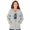 thumbnail image 4 of Christ is With Me Christian Faith Zip Up Hoodie Men's Women's Brisco Brands S, 4 of 6