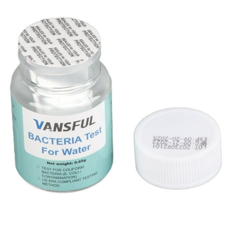 YAHHU Drinking Water Quality Coliforms Test Kit Powder, 96% Accuracy Instant Results for Tap Pool Aquarium Well, 1.26 g / 0.04 oz, Unisex Adult