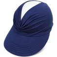 thumbnail image 5 of Womens Sun Visor Hat Wide Brim Summer UPF 50+ UV Protection Beach Sport Cap, 5 of 7