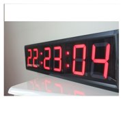 Large LED Countdown Timer Stopwatch With Wired Big Button and Wireless Remote Obstacle Course Races Wipeout Timer 4inch