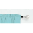 thumbnail image 2 of 2 Panels Teal Solid Blackout Thermal Rod Pocket Foam Lined Window Curtain Drape R64 108 Length, 2 of 4